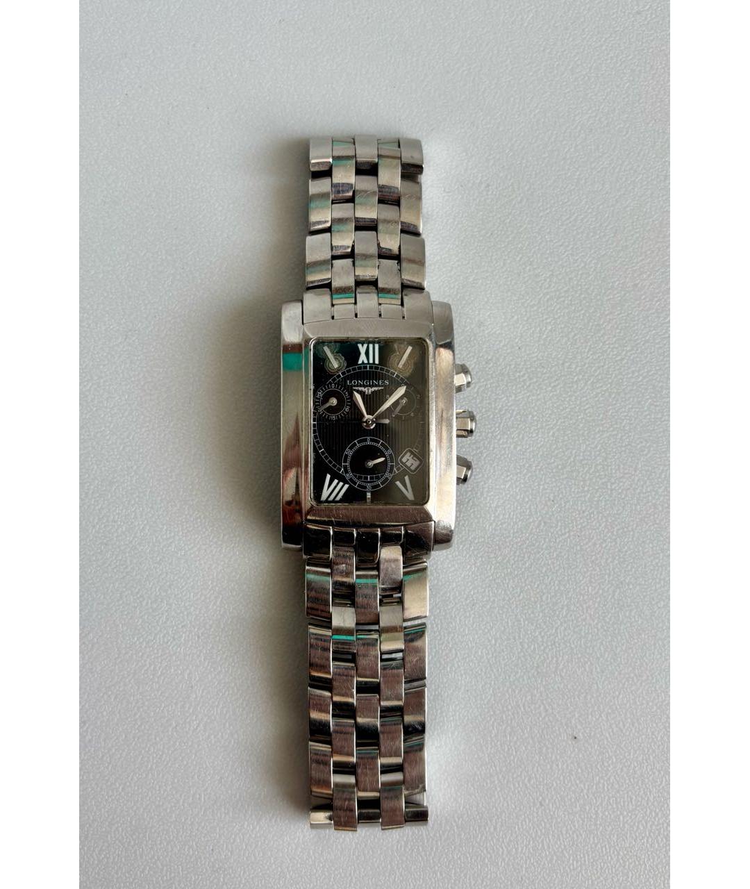 LONGINES Антрацитовые часы, фото 6