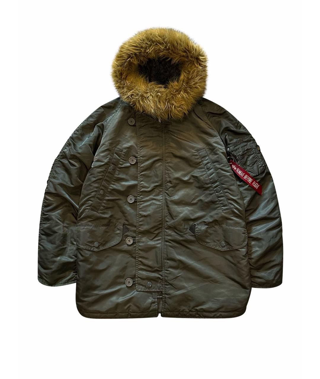 ALPHA INDUSTRIES Хаки полиамидовая парка, фото 1
