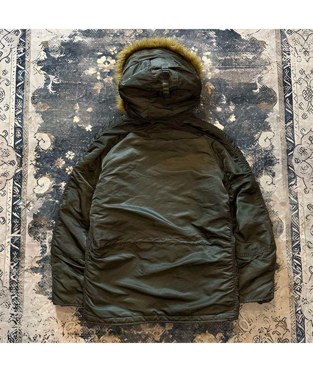 ALPHA INDUSTRIES Хаки полиамидовая парка, фото 2