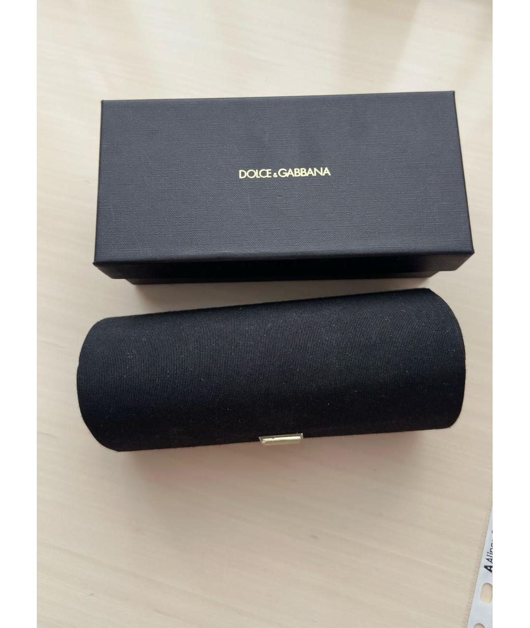 DOLCE&GABBANA Белые пластиковые солнцезащитные очки, фото 7