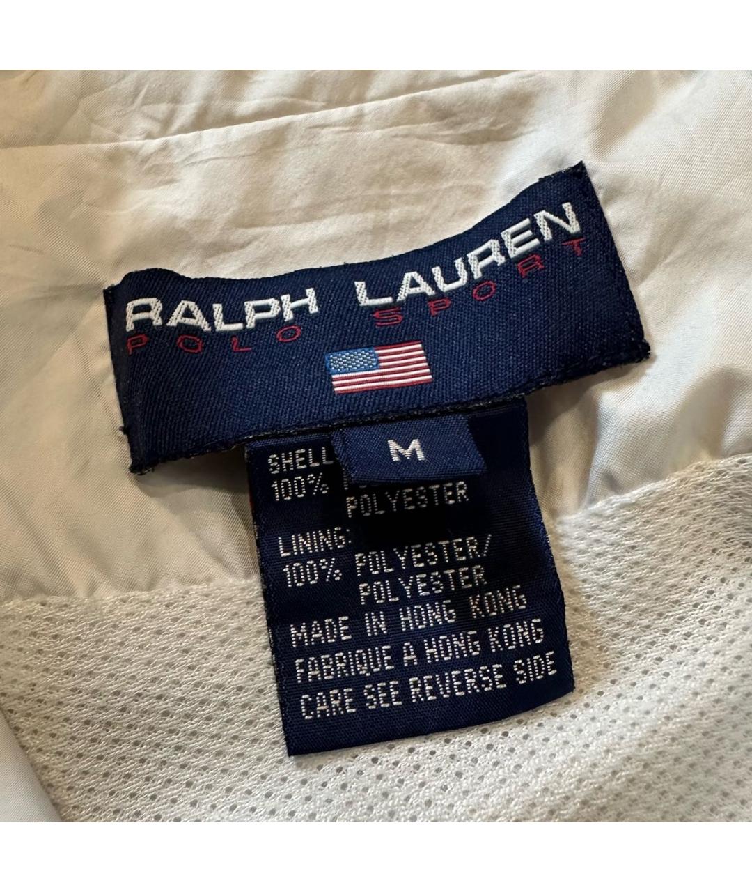 POLO RALPH LAUREN Белая полиэстеровая куртка, фото 5