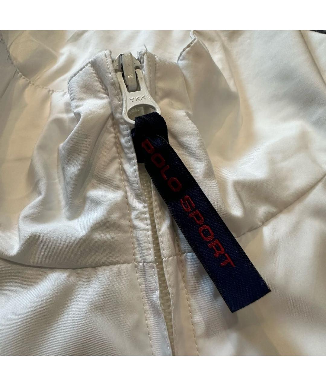 POLO RALPH LAUREN Белая полиэстеровая куртка, фото 8