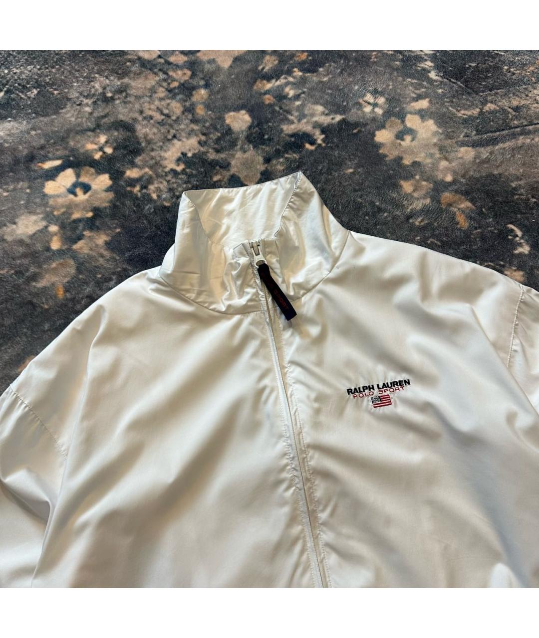 POLO RALPH LAUREN Белая полиэстеровая куртка, фото 3