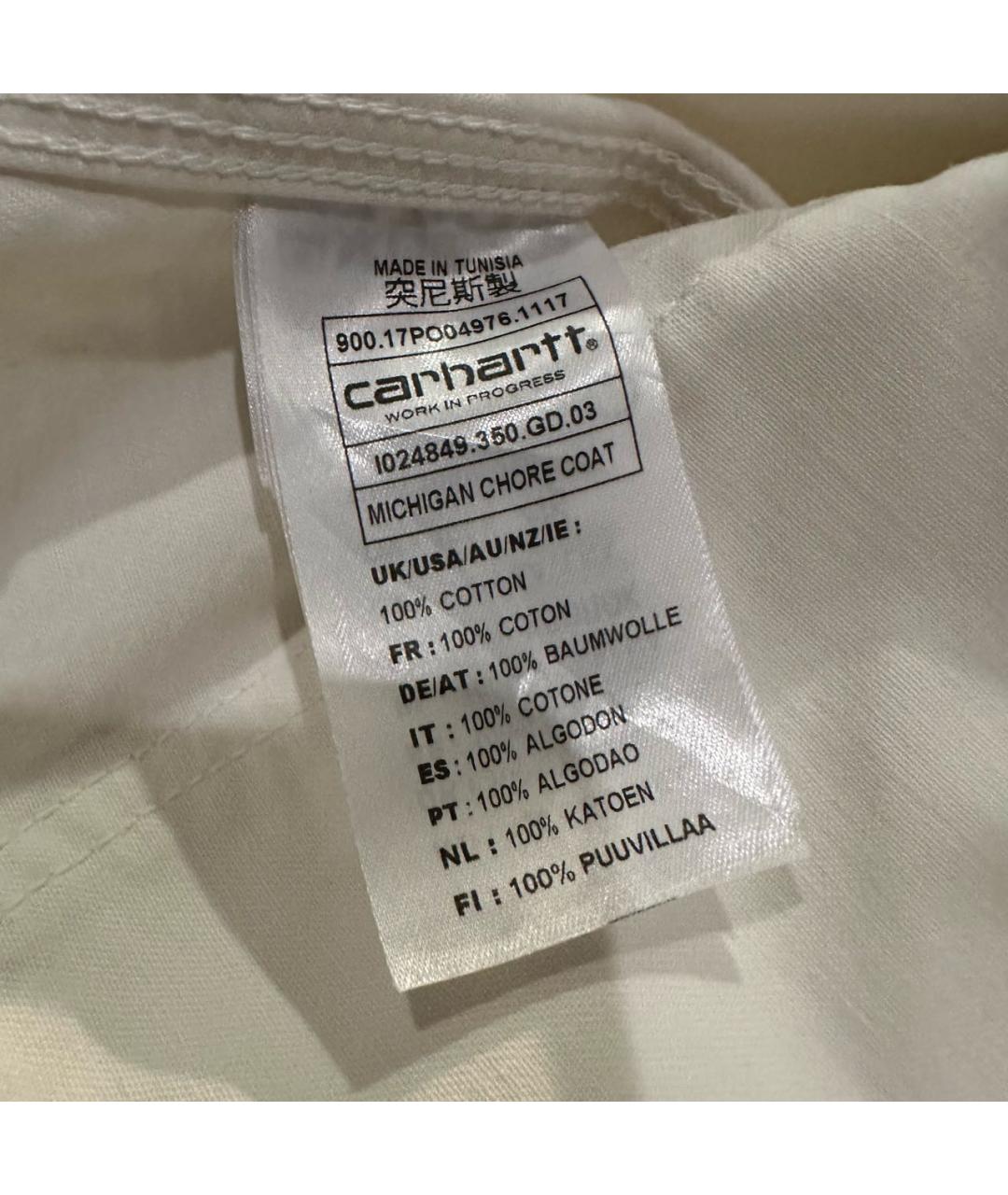 CARHARTT WIP Белая хлопковая куртка, фото 6