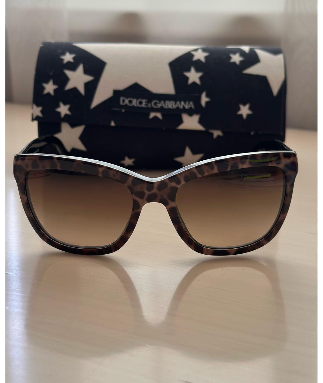 DOLCE&GABBANA Мульти пластиковые солнцезащитные очки, фото 8