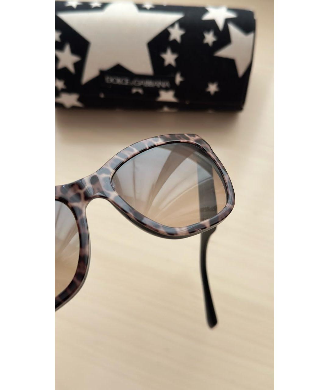 DOLCE&GABBANA Мульти пластиковые солнцезащитные очки, фото 3