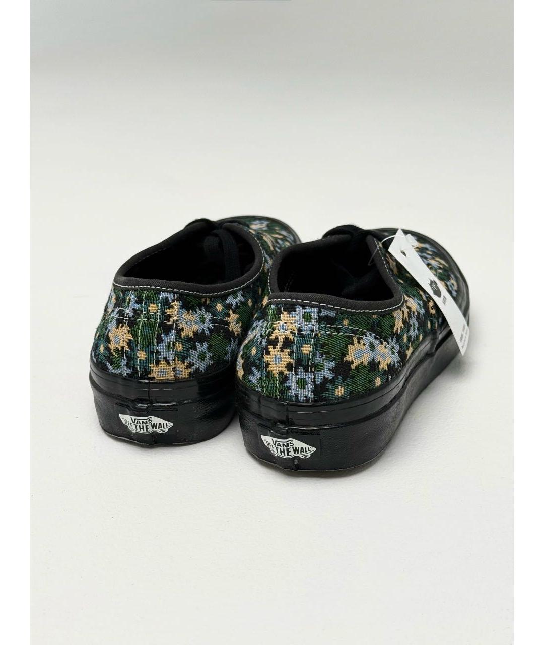 VANS Зеленые текстильные низкие кроссовки / кеды, фото 4
