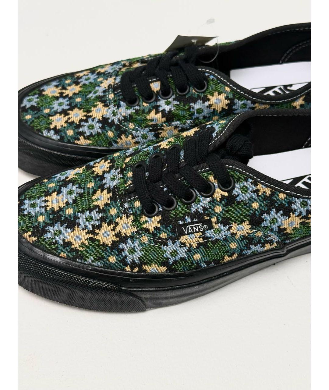 VANS Зеленые текстильные низкие кроссовки / кеды, фото 5