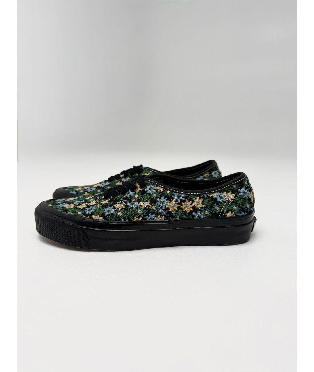 VANS Зеленые текстильные низкие кроссовки / кеды, фото 7
