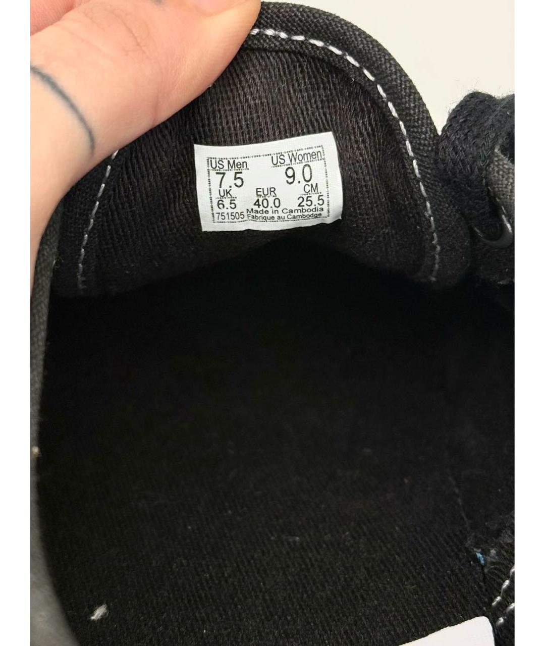 VANS Зеленые текстильные низкие кроссовки / кеды, фото 6