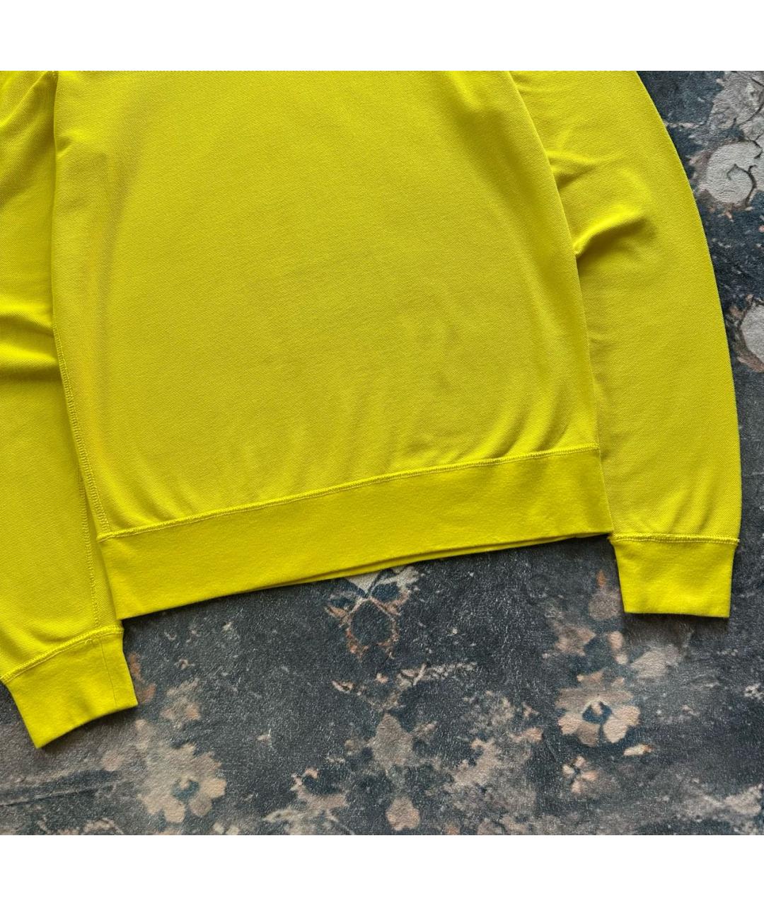 POLO RALPH LAUREN Желтый хлопковый джемпер / свитер, фото 5