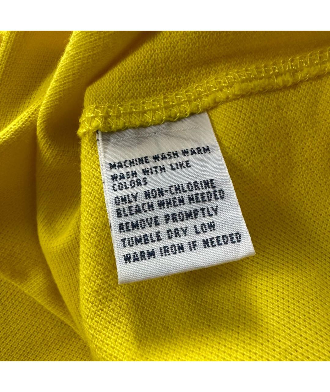 POLO RALPH LAUREN Желтый хлопковый джемпер / свитер, фото 7