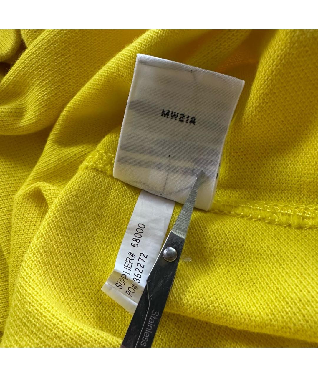 POLO RALPH LAUREN Желтый хлопковый джемпер / свитер, фото 8