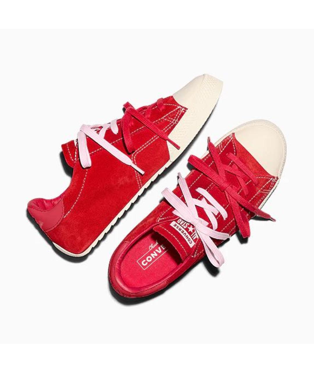CONVERSE Красные замшевые кеды, фото 2