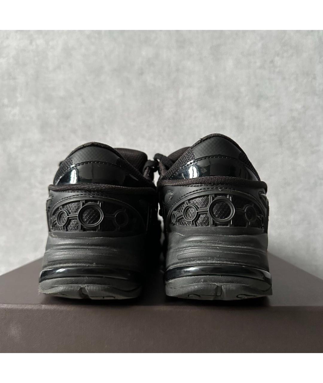 RAF SIMONS Черные текстильные низкие кроссовки / кеды, фото 4