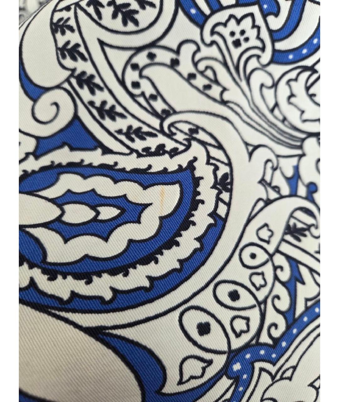ETRO Белая хлопковая юбка мини, фото 4