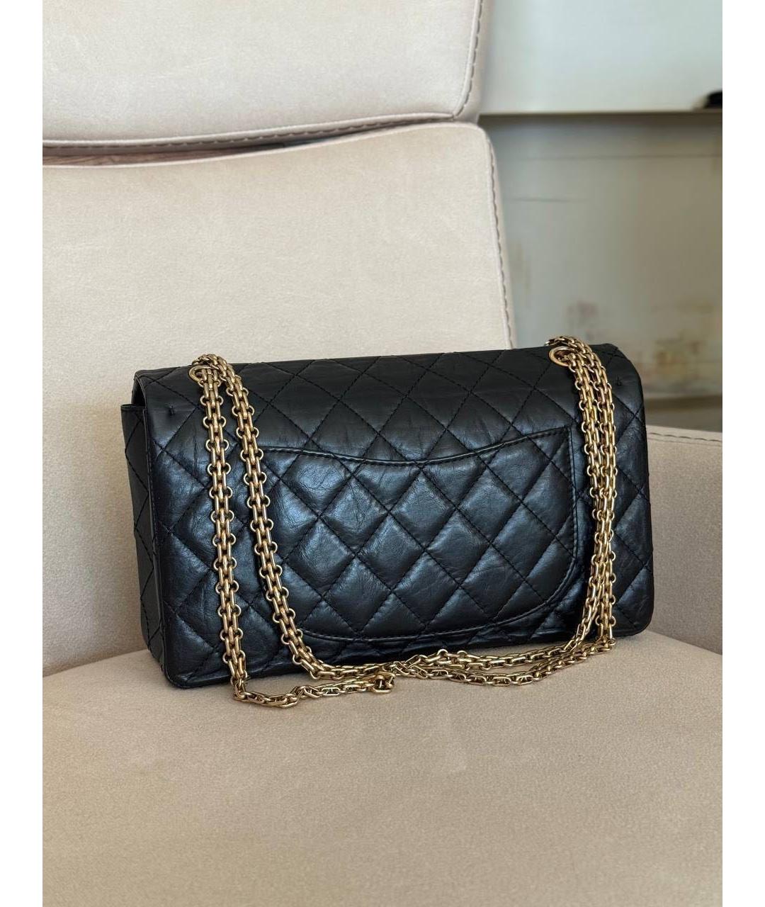 CHANEL Черная кожаная сумка через плечо, фото 3