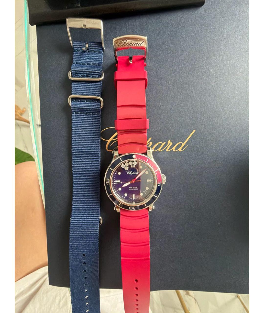 CHOPARD Розовые часы, фото 5