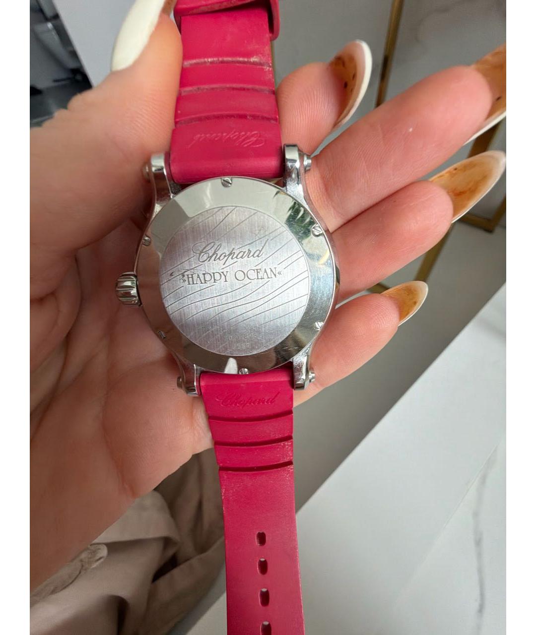 CHOPARD Розовые часы, фото 2
