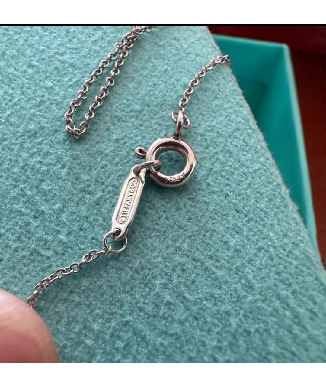 TIFFANY&CO Бирюзовая серебряная подвеска, фото 7