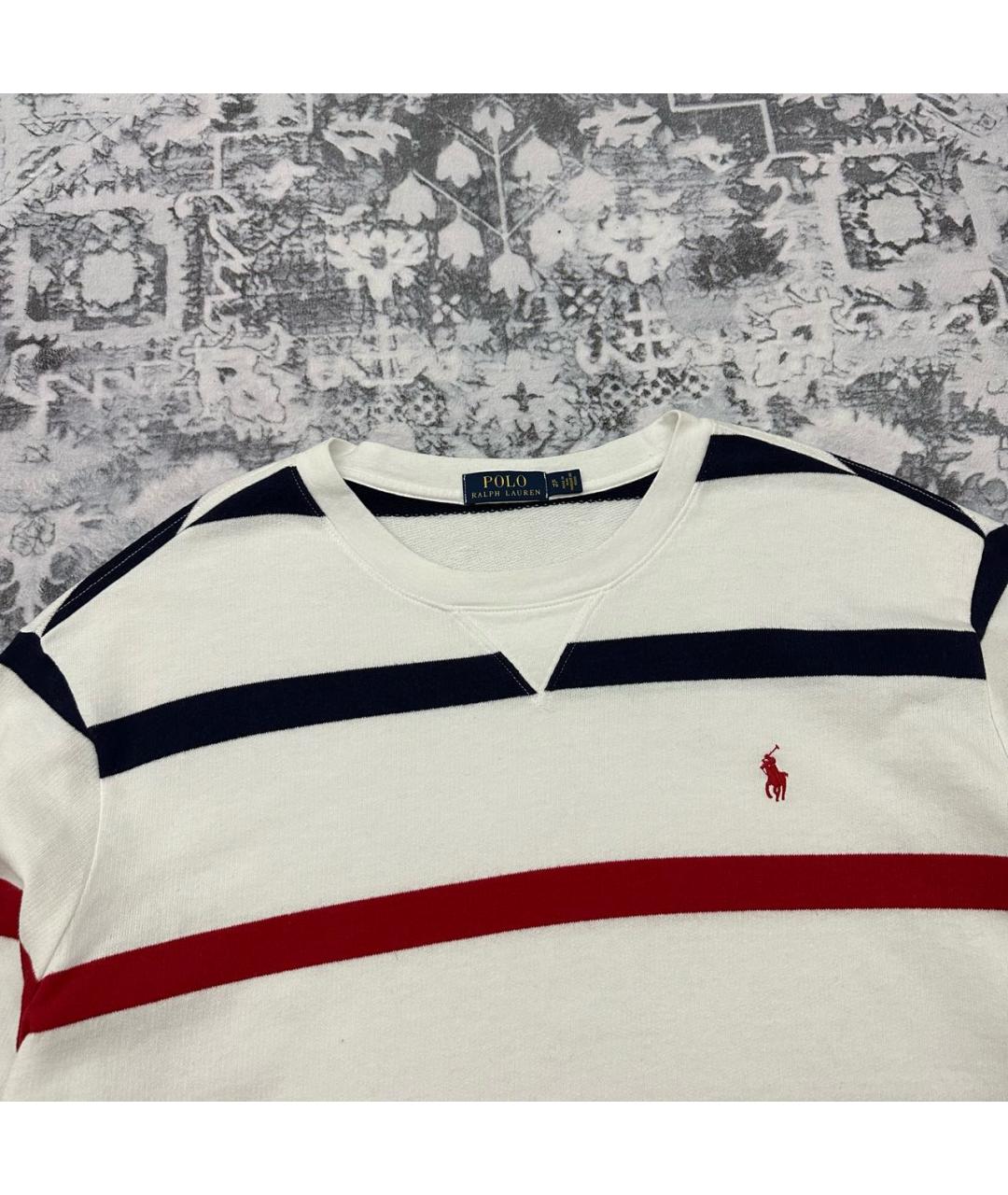 POLO RALPH LAUREN Белый хлопковый джемпер / свитер, фото 3