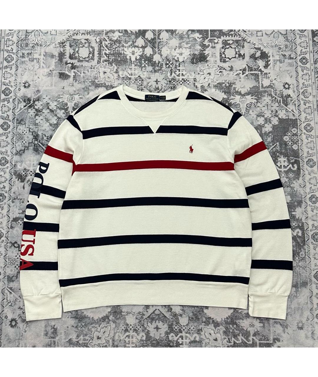 POLO RALPH LAUREN Белый хлопковый джемпер / свитер, фото 9