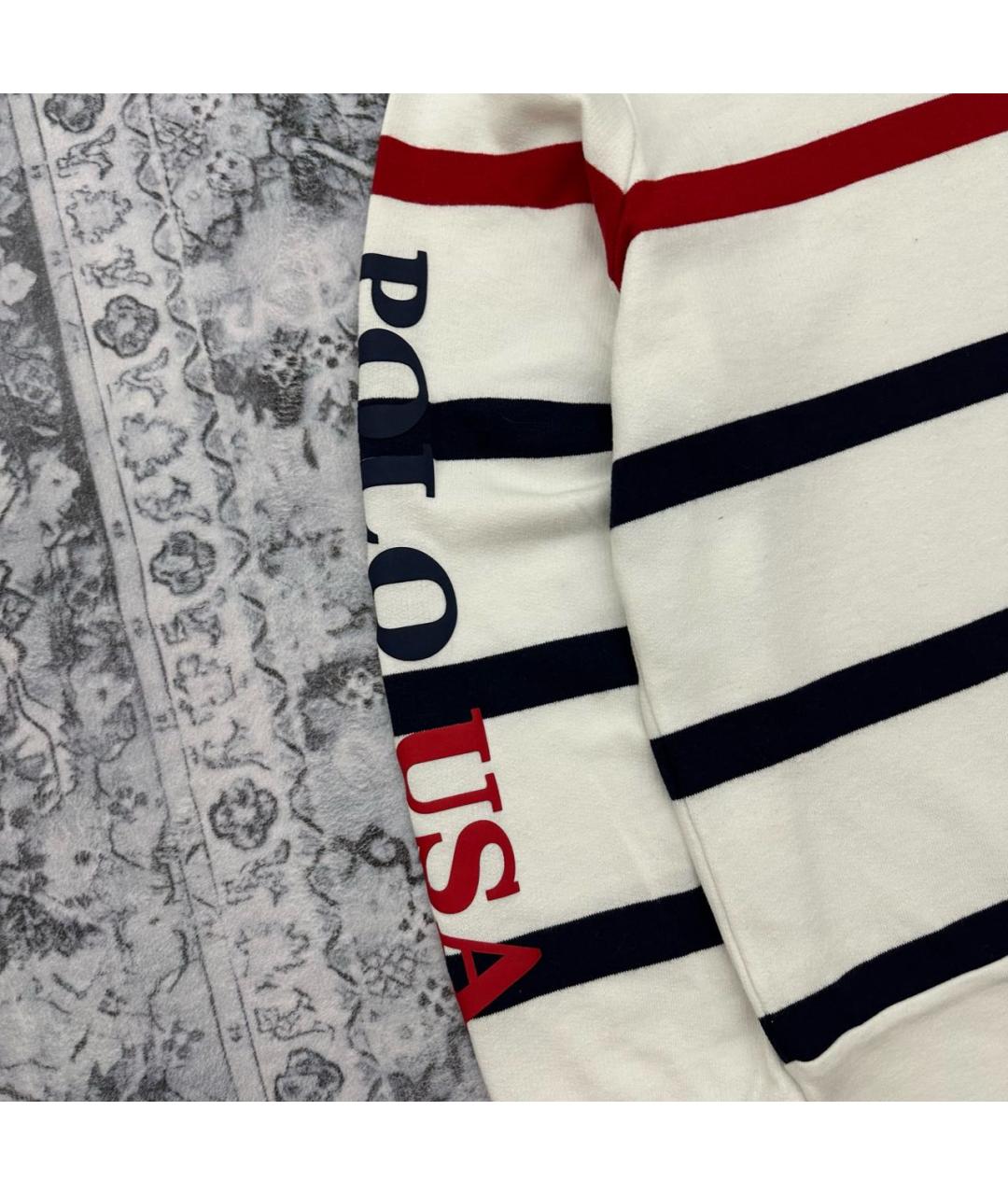 POLO RALPH LAUREN Белый хлопковый джемпер / свитер, фото 5