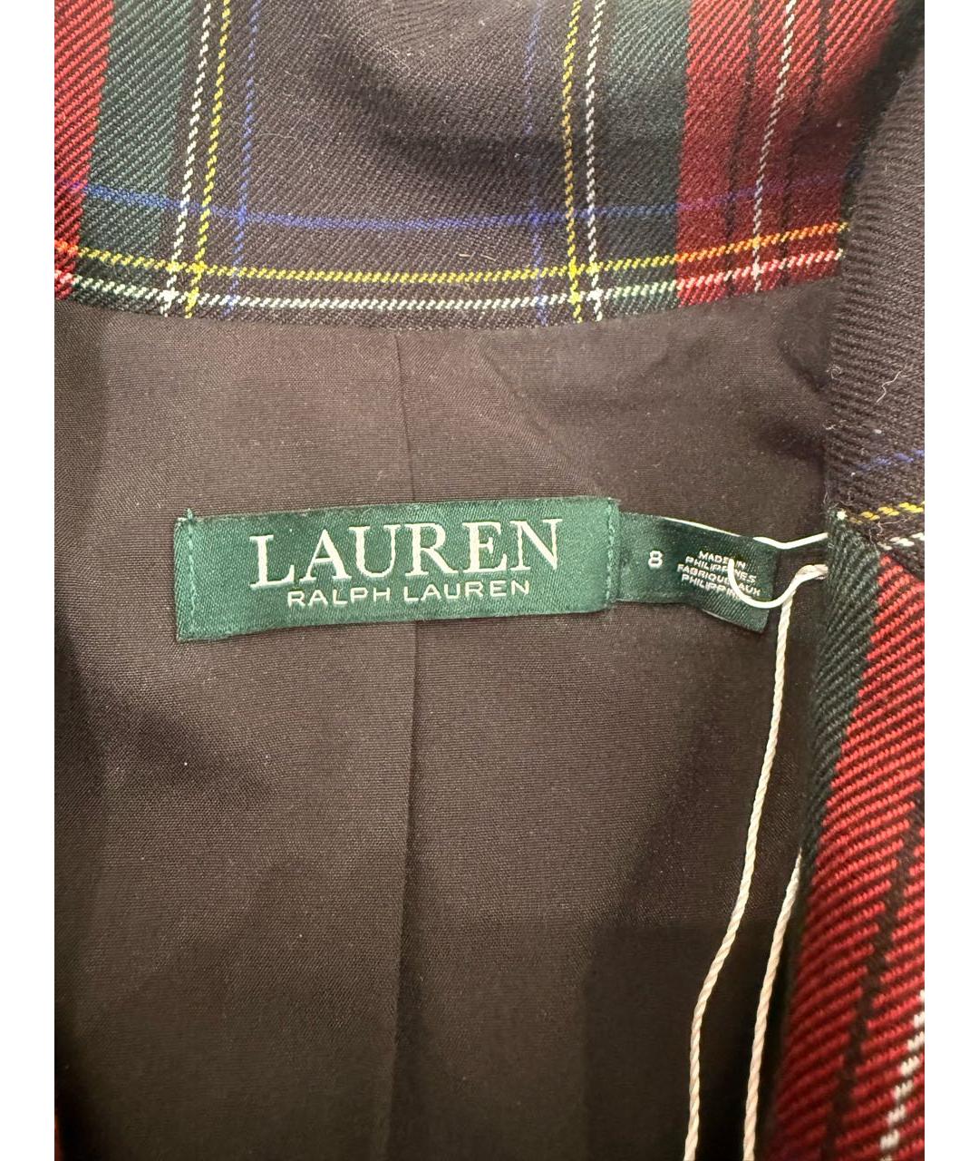 RALPH LAUREN Мульти полиэстеровый жакет/пиджак, фото 3
