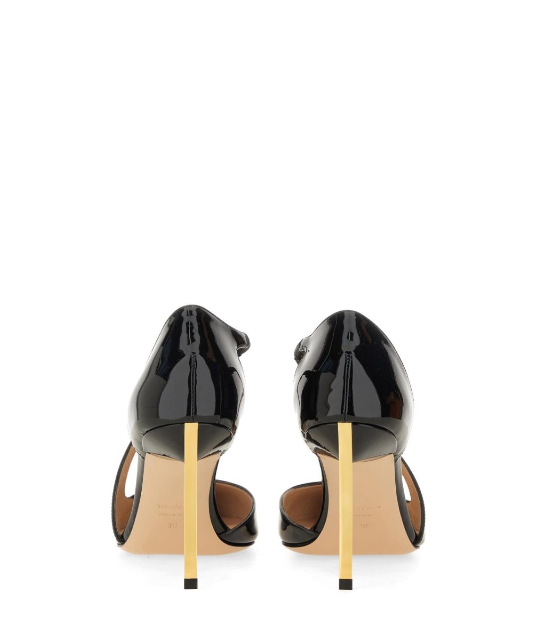 TOM FORD Черные туфли из лакированной кожи, фото 3
