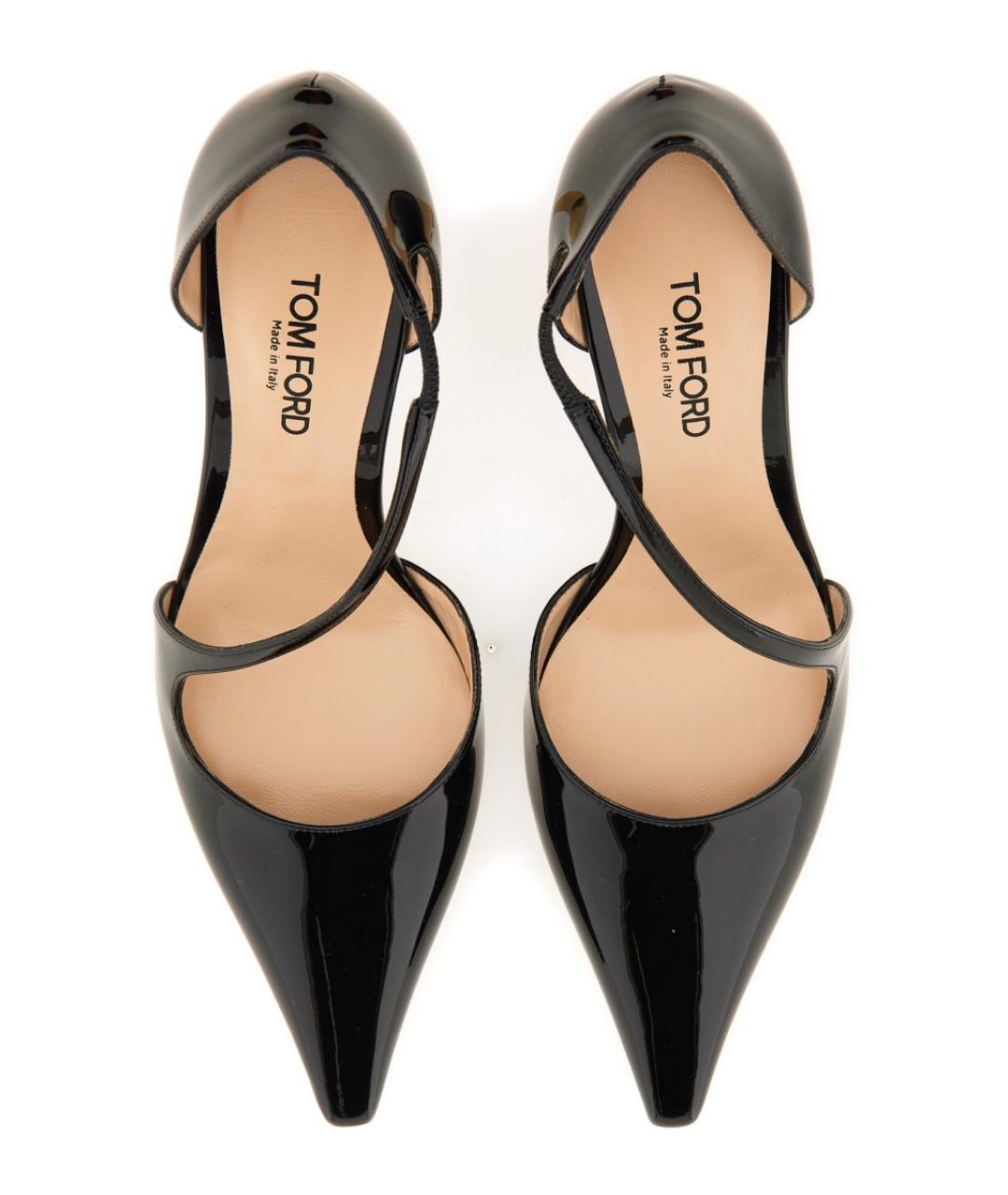 TOM FORD Черные туфли из лакированной кожи, фото 4