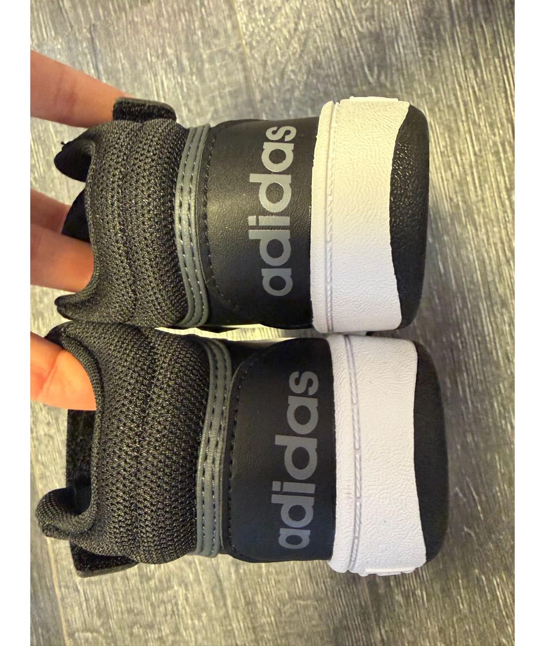 ADIDAS Черные кеды, фото 4