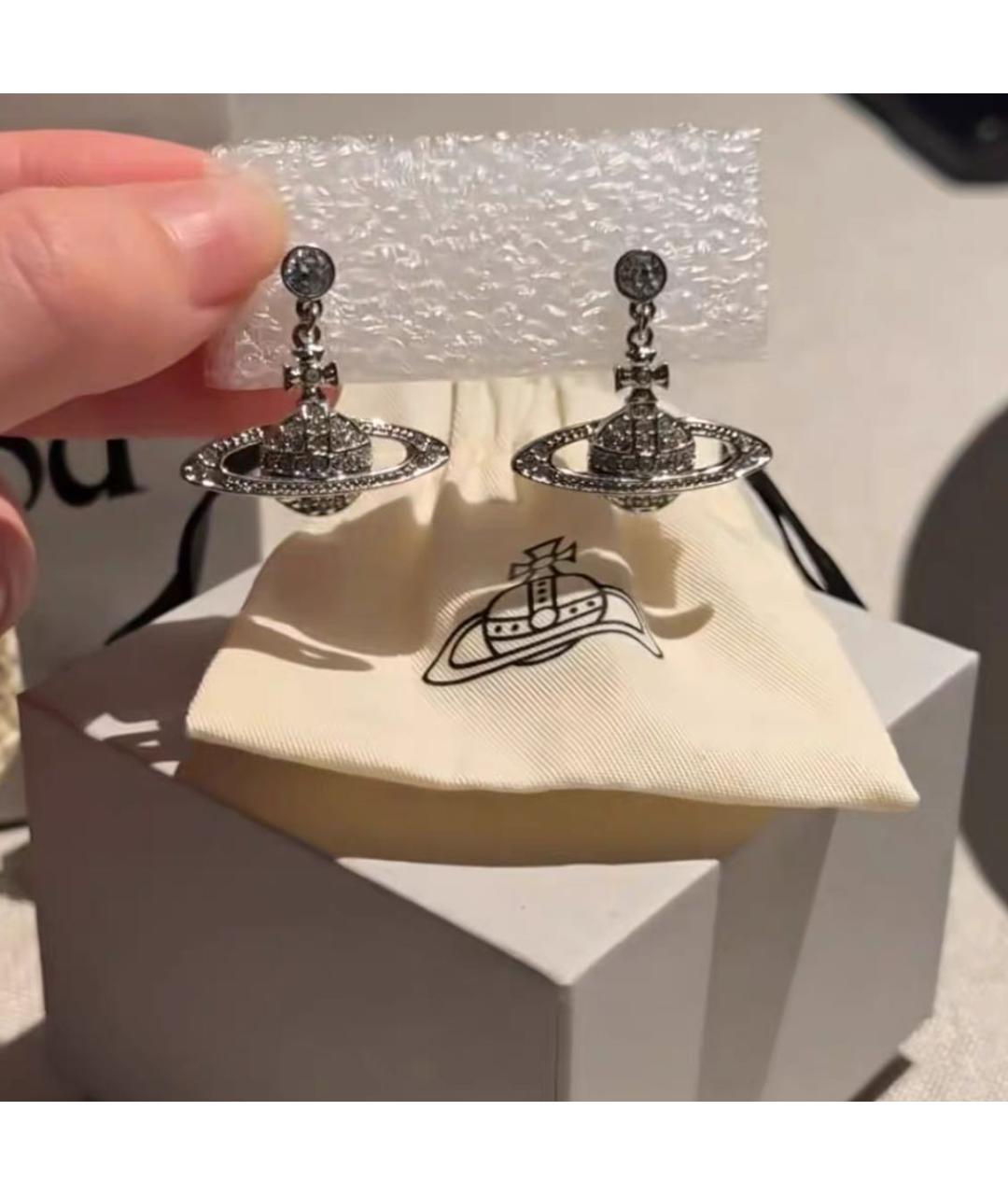 VIVIENNE WESTWOOD Серебряные серьги, фото 4
