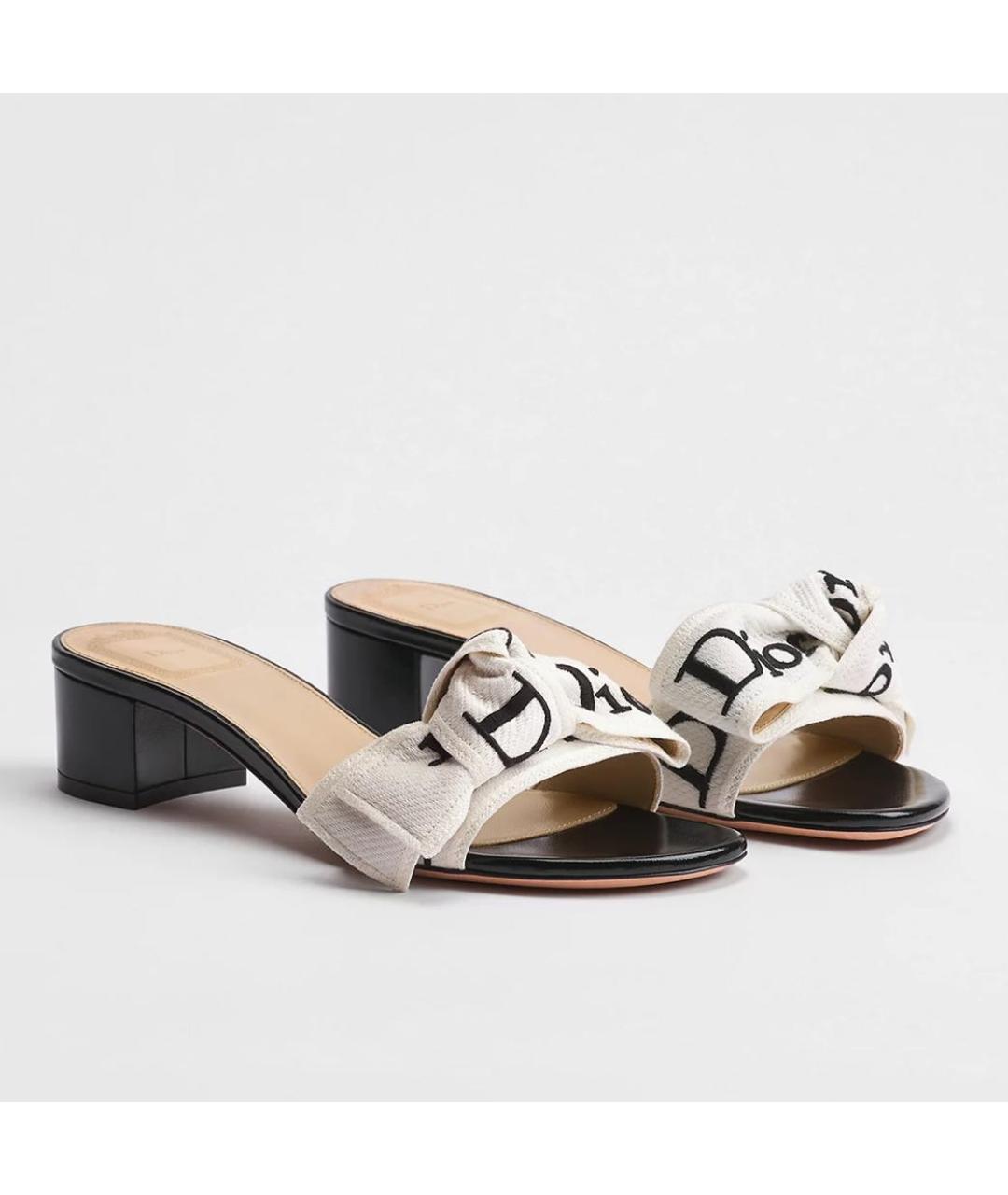 CHRISTIAN DIOR Черные мюли, фото 4