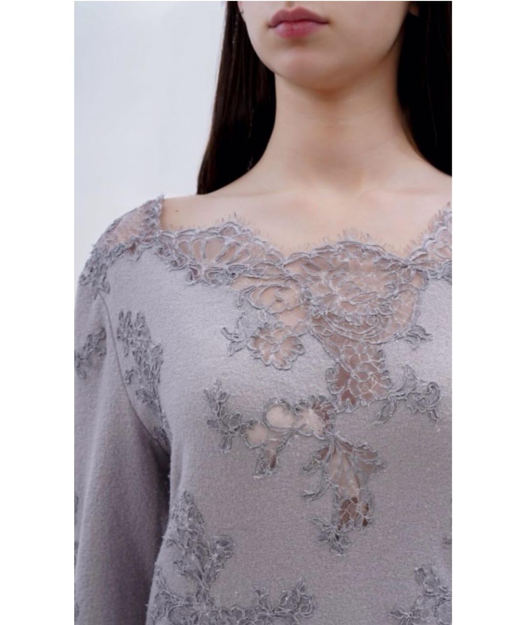 ERMANNO SCERVINO Серый шерстяной костюм с юбками, фото 5