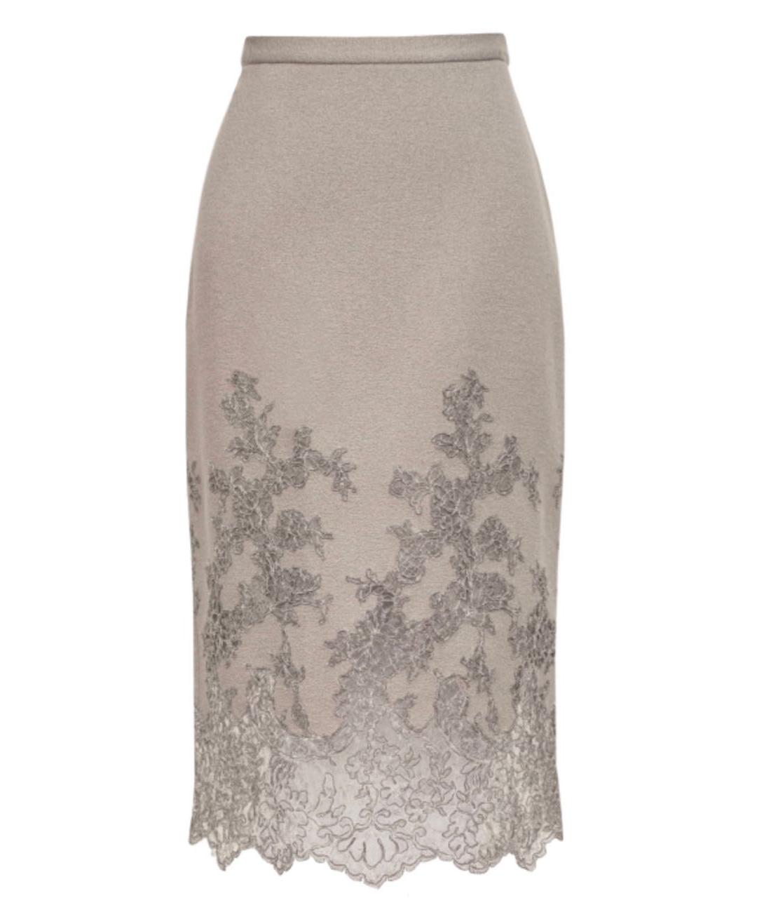 ERMANNO SCERVINO Серый шерстяной костюм с юбками, фото 2