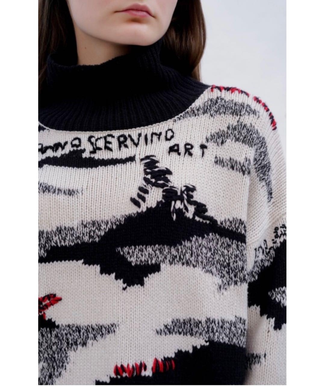 ERMANNO SCERVINO Черный кашемировый джемпер / свитер, фото 3