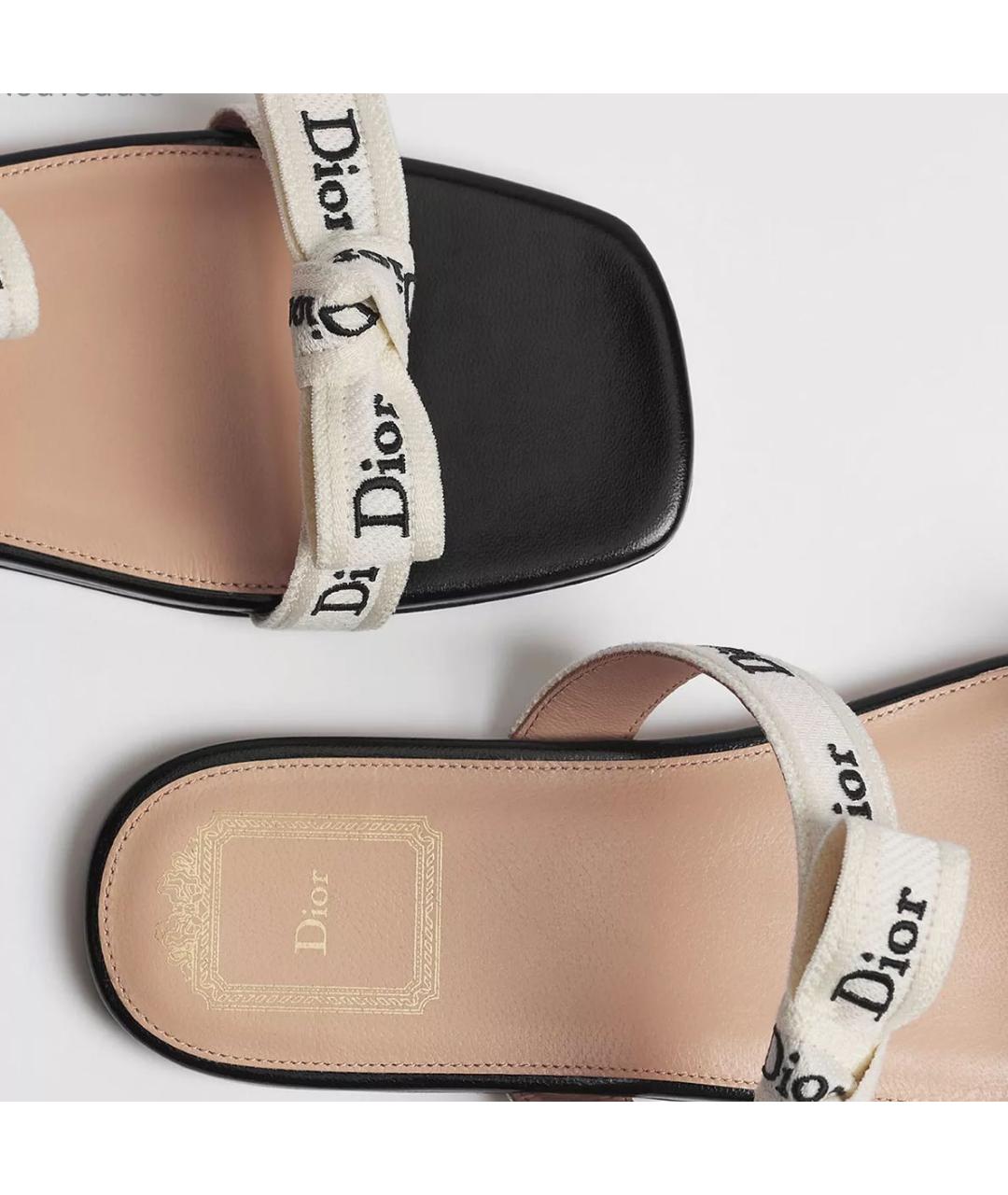 CHRISTIAN DIOR Черные сандалии, фото 2