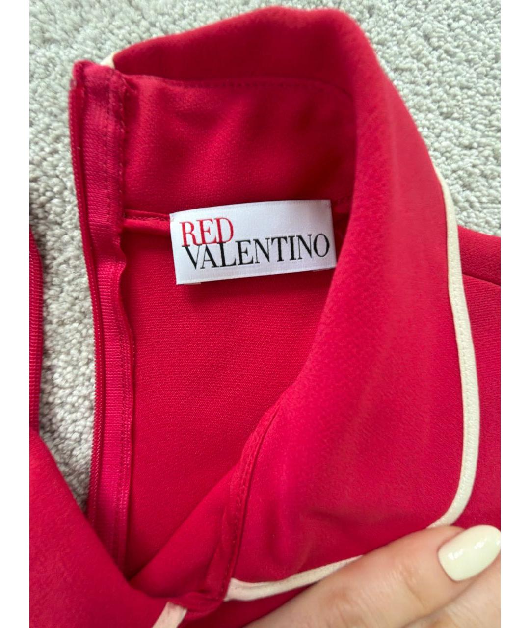 RED VALENTINO Розовое повседневное платье, фото 3