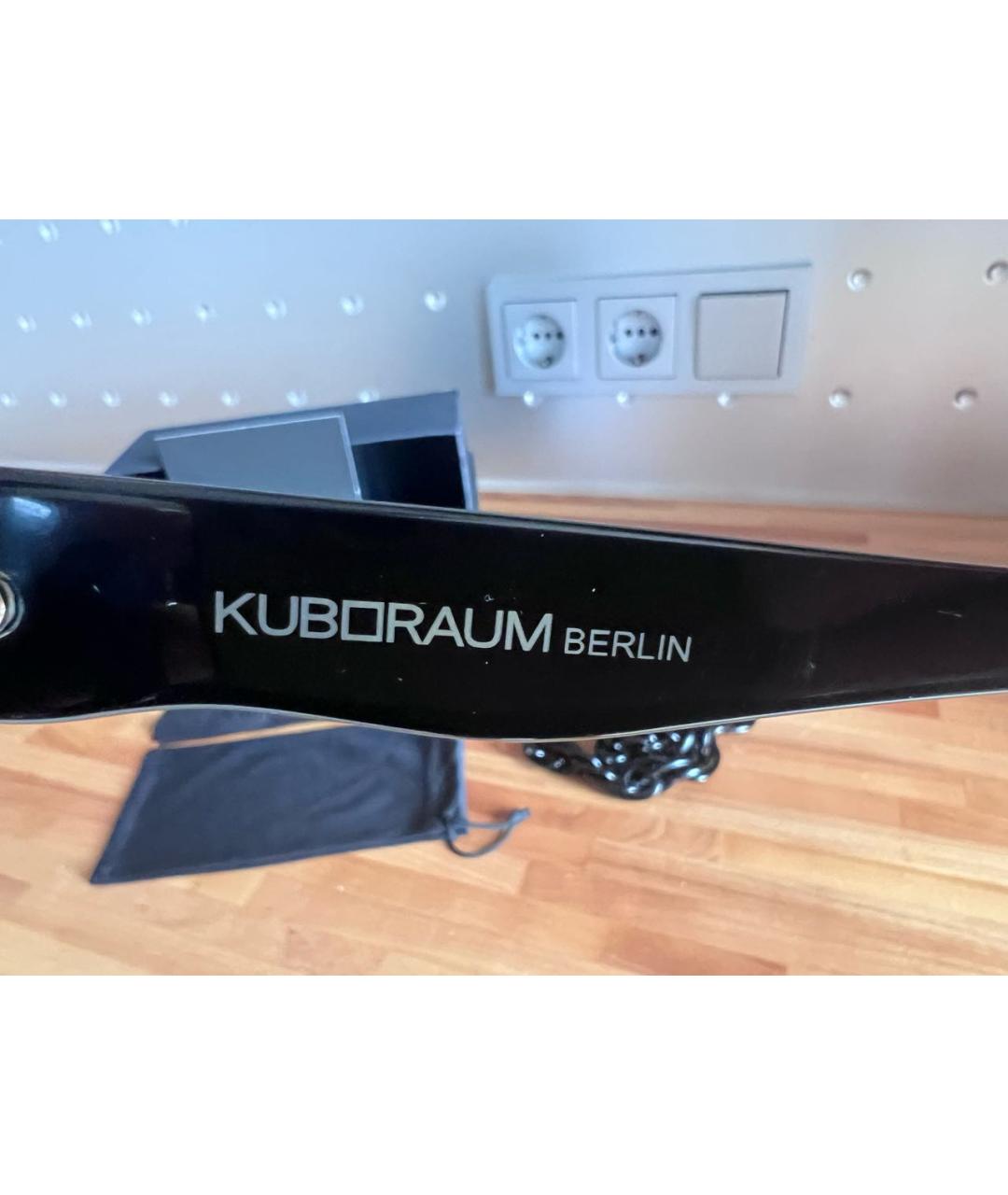 KUBORAUM Черные пластиковые солнцезащитные очки, фото 3