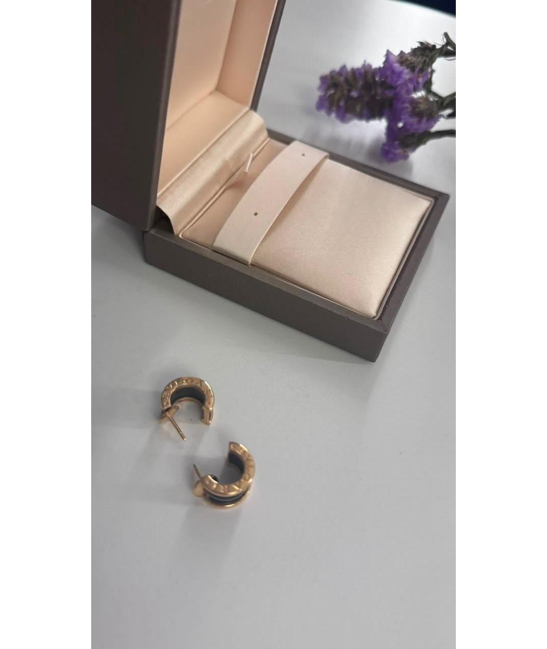 BVLGARI Золотые серьги из розового золота, фото 2