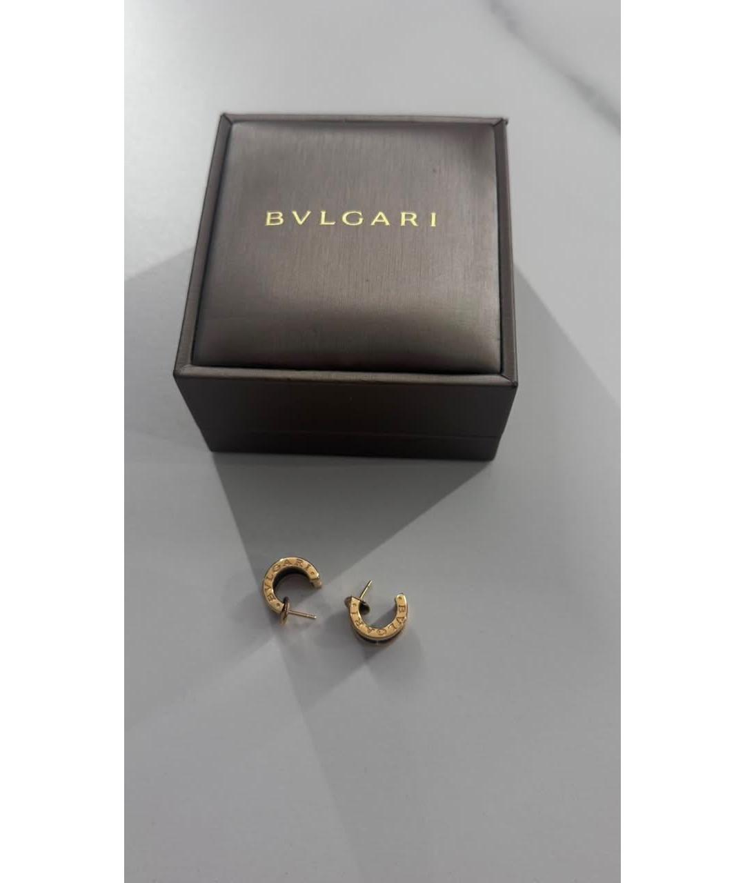 BVLGARI Золотые серьги из розового золота, фото 4