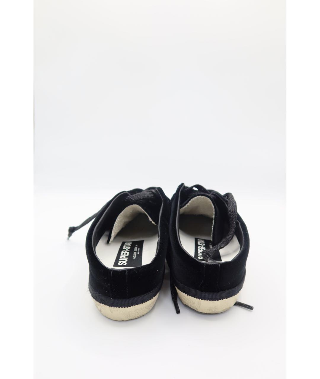 GOLDEN GOOSE DELUXE BRAND Черные замшевые сабо, фото 5