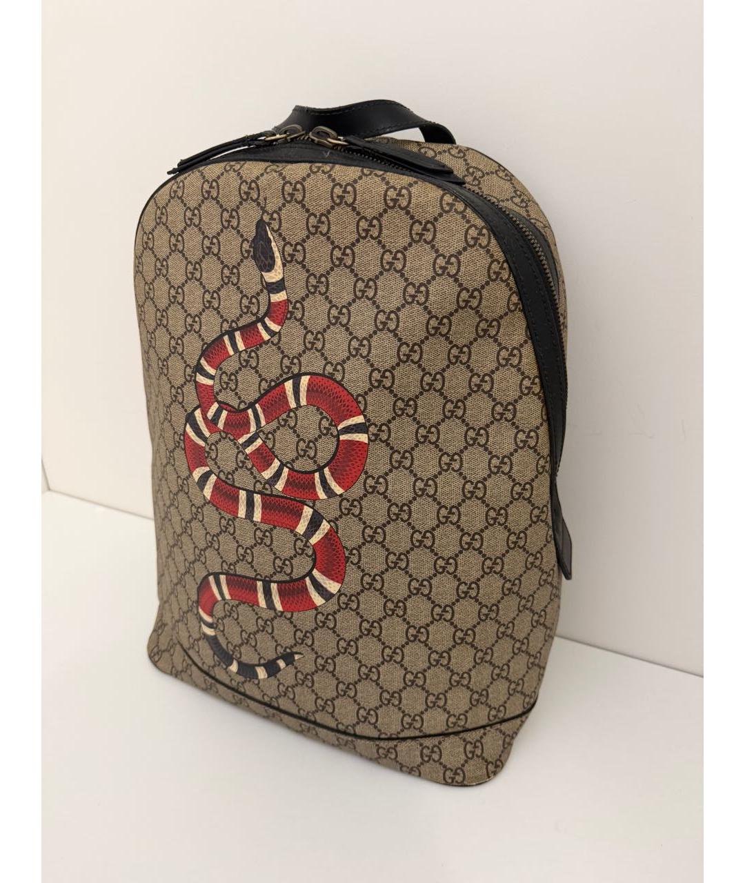 GUCCI Бежевый рюкзак, фото 2