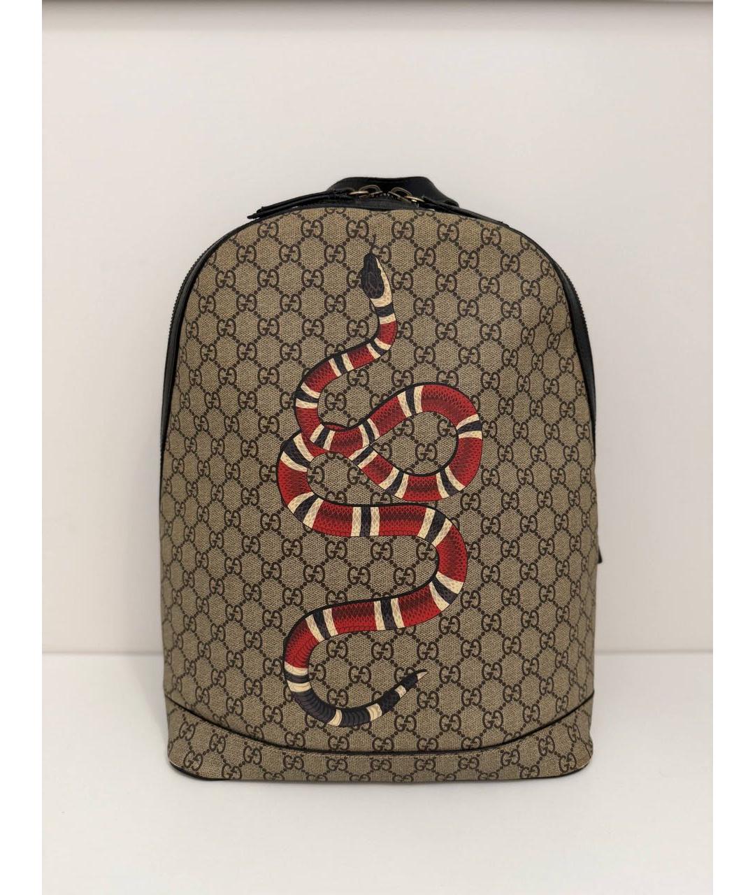 GUCCI Бежевый рюкзак, фото 5
