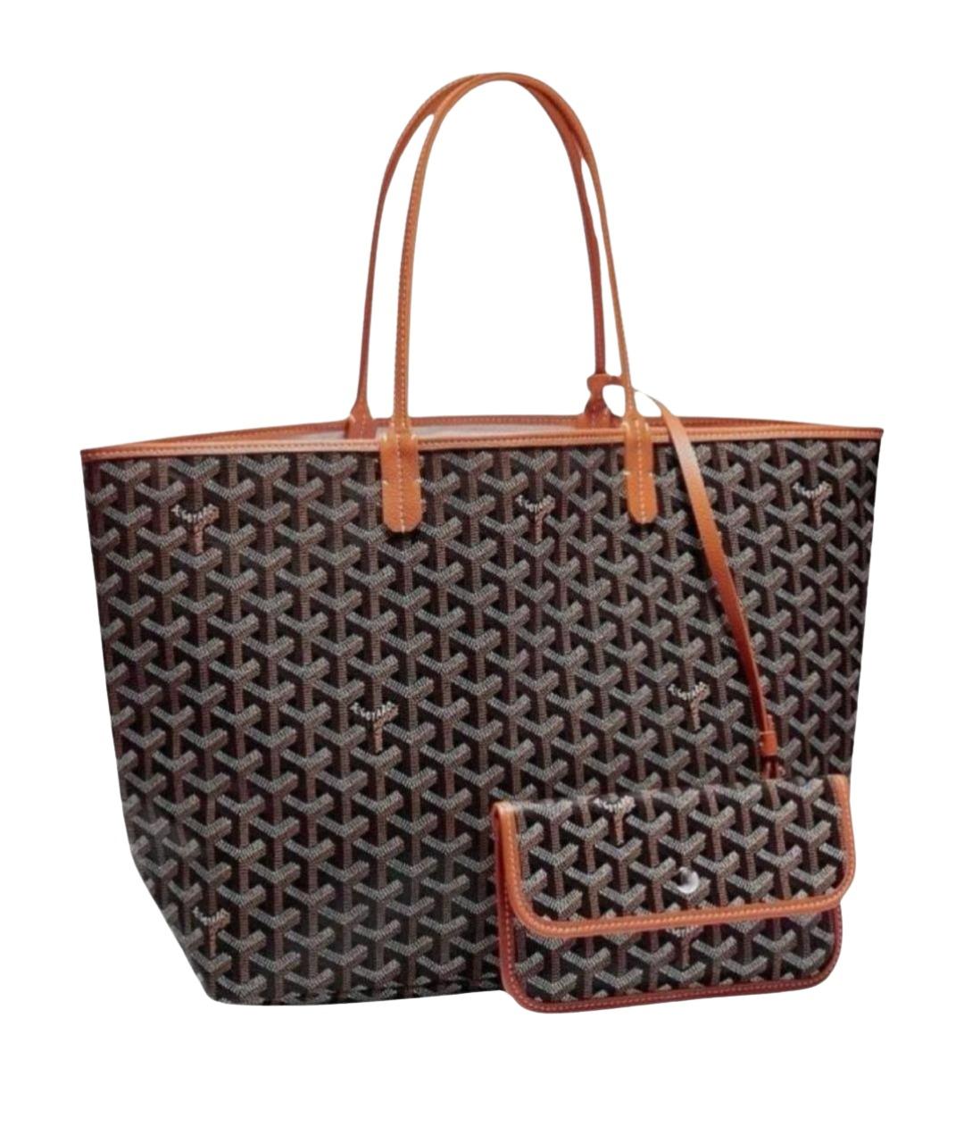 GOYARD Коричневая сумка тоут, фото 1