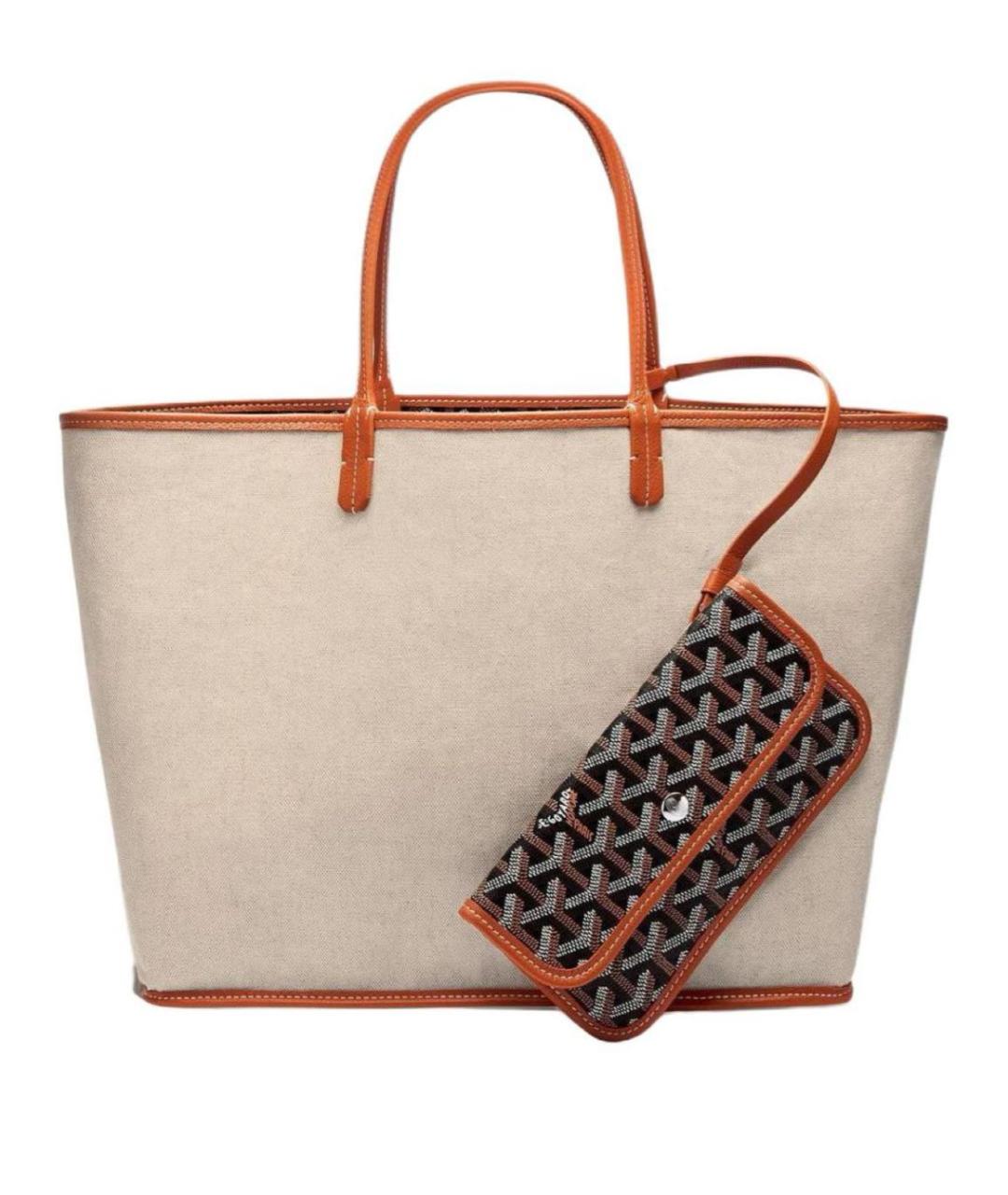 GOYARD Коричневая сумка тоут, фото 3