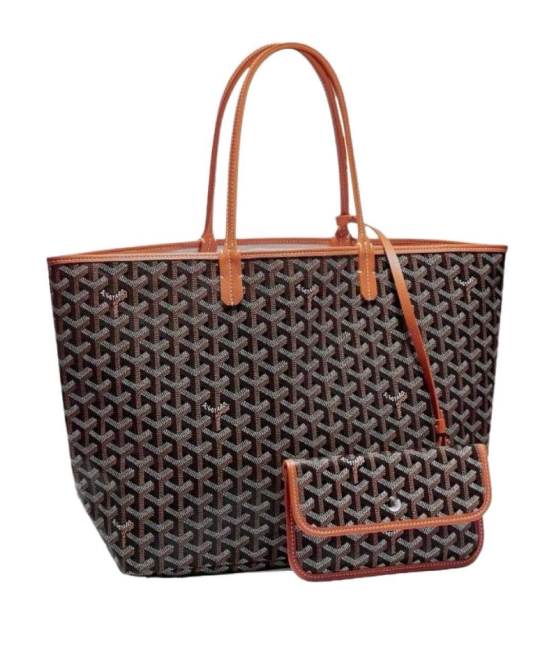 GOYARD Коричневая сумка тоут, фото 7