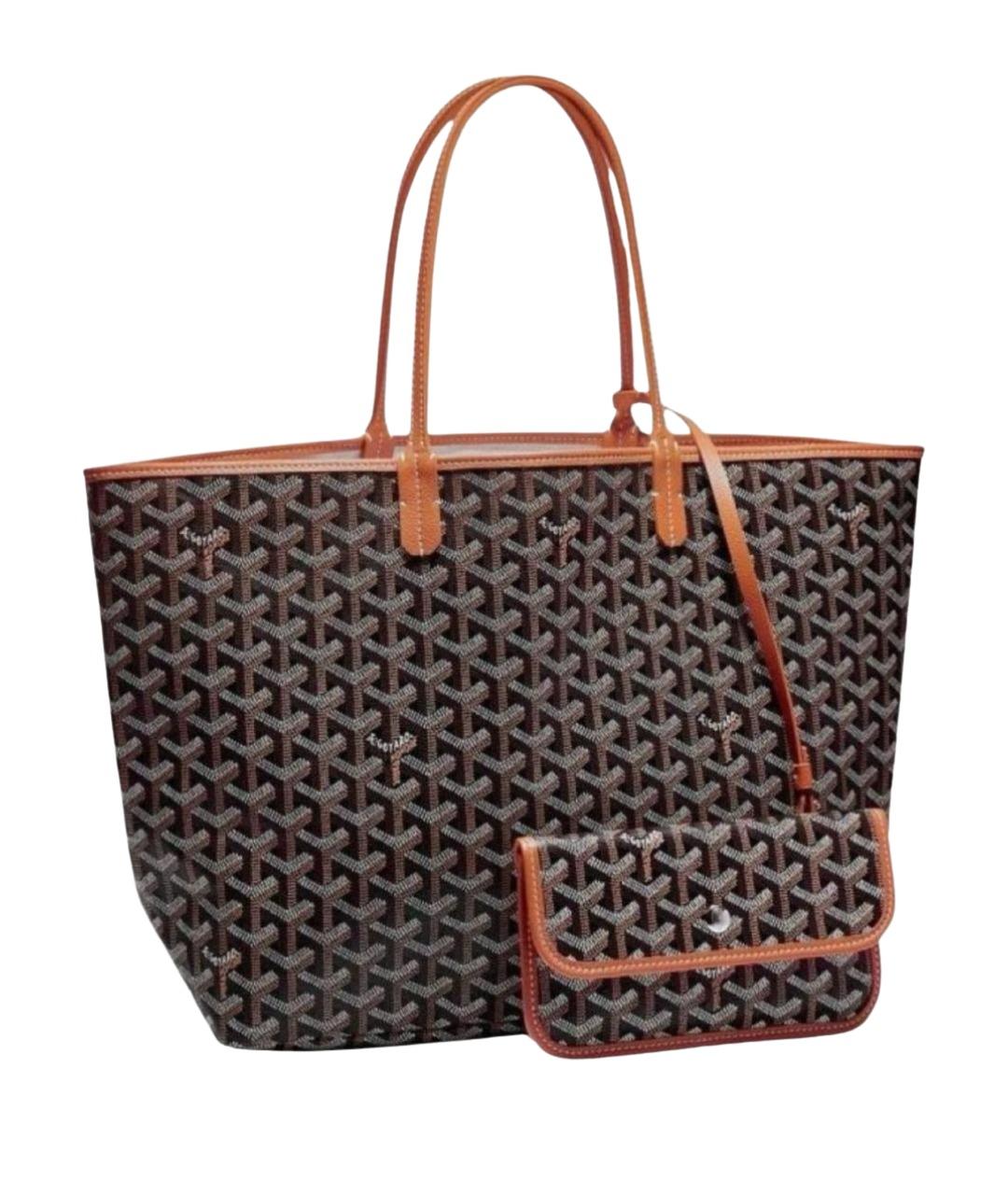 GOYARD Коричневая сумка тоут, фото 8