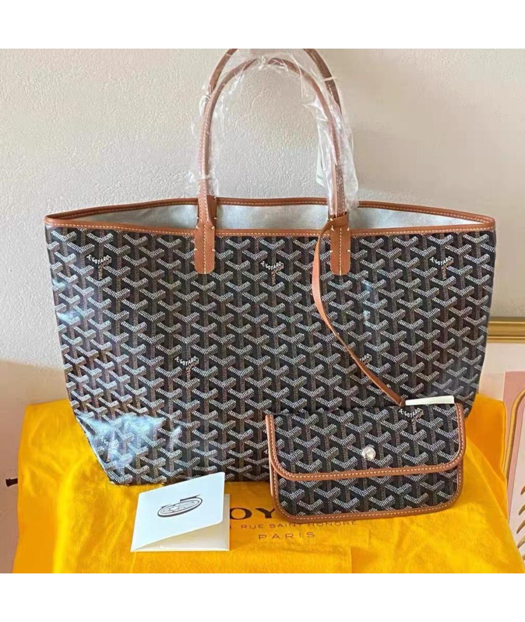 GOYARD Коричневая сумка тоут, фото 5