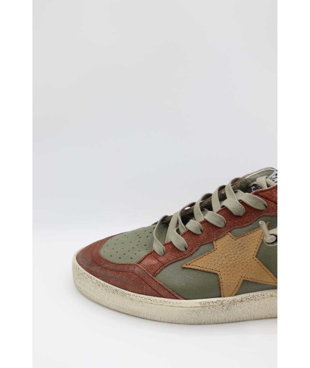 GOLDEN GOOSE DELUXE BRAND Мульти кожаные низкие кроссовки / кеды, фото 2